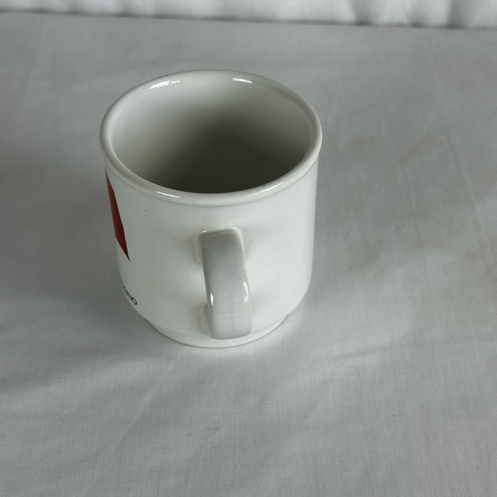 Canada Flag Mug - White and Red, The Mug is a Souvenir Item Ceramic - Picture 14 of 15